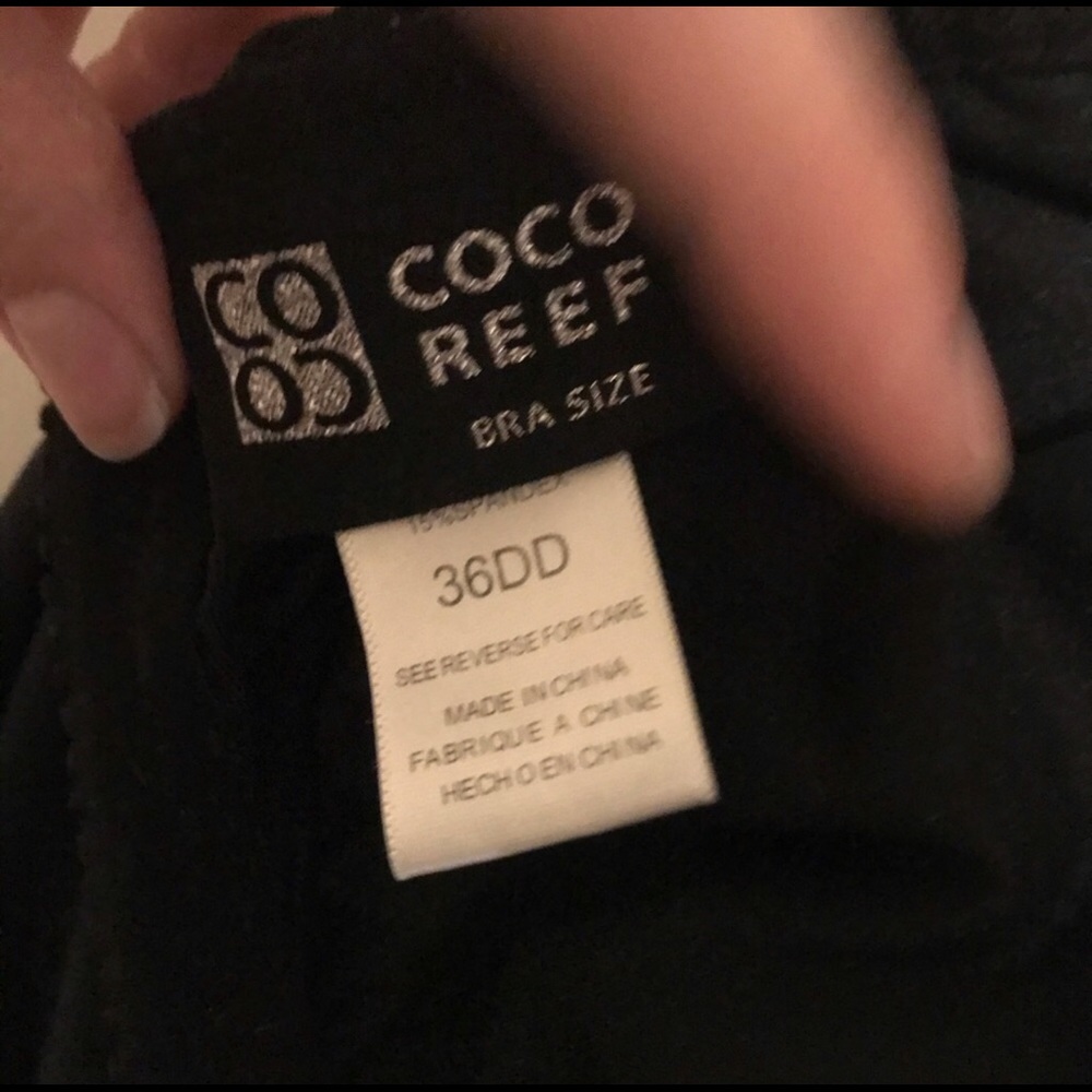 Coco Reef Multicolored 36dd Underwire Tankini - image 2